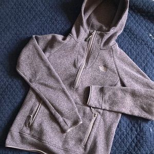 TNF Quarter Zip Crescent Hoodie